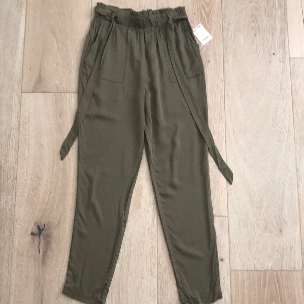 Olive Green Women's Pants